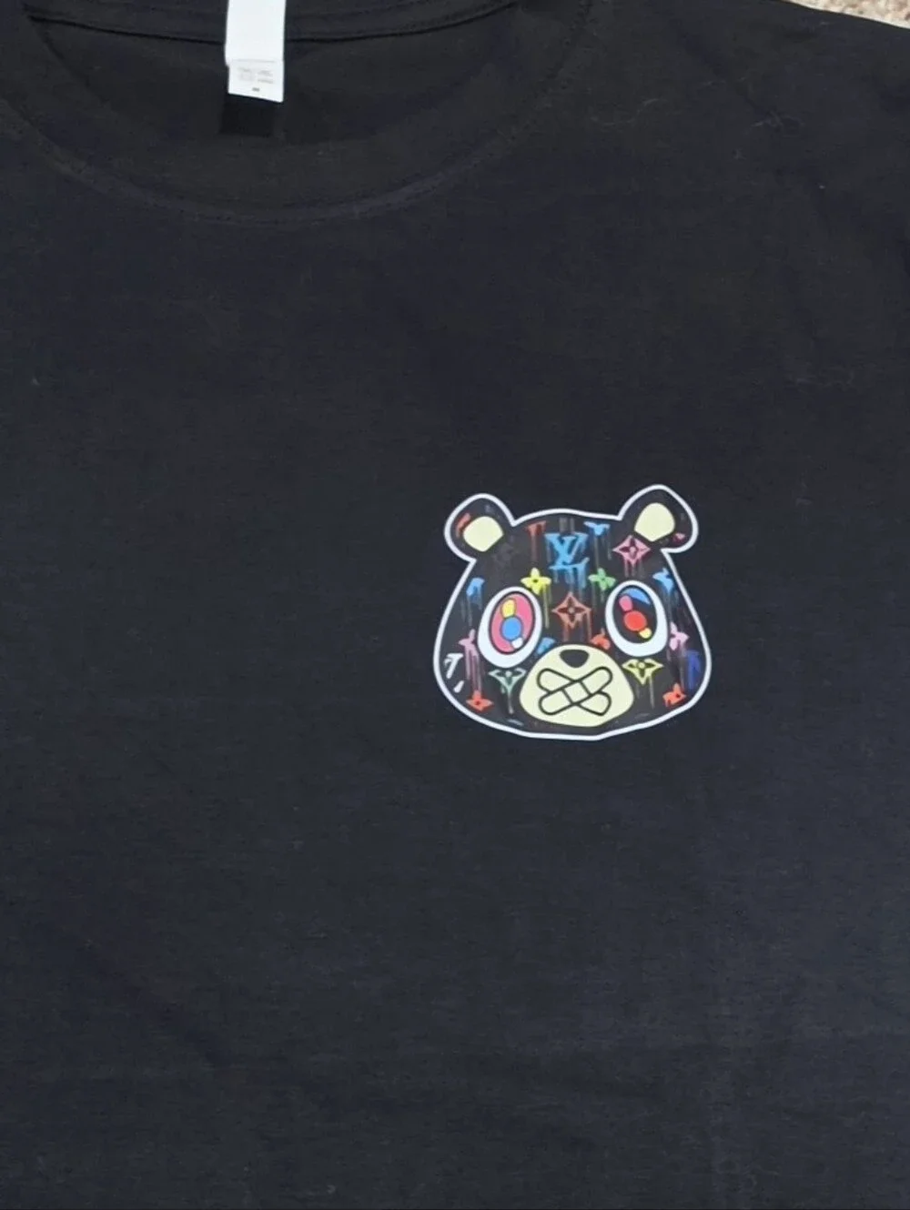 OWNYC Drippy Louis Vuitton LV black T Shirt
